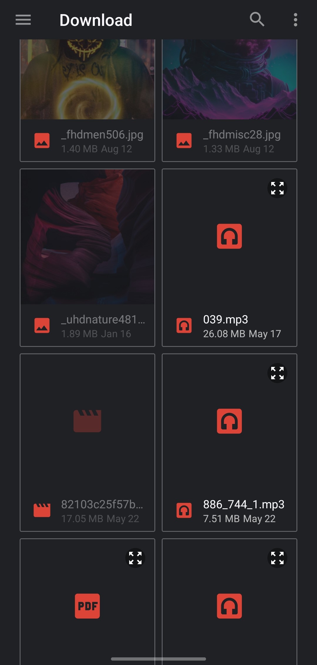 ImageOfTheResultOfFilteringFilesInANFP